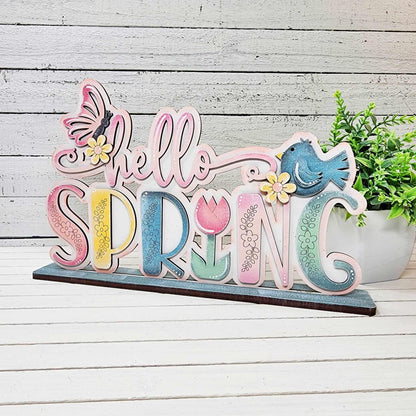 Home DIY Kit - Hello Spring Sign