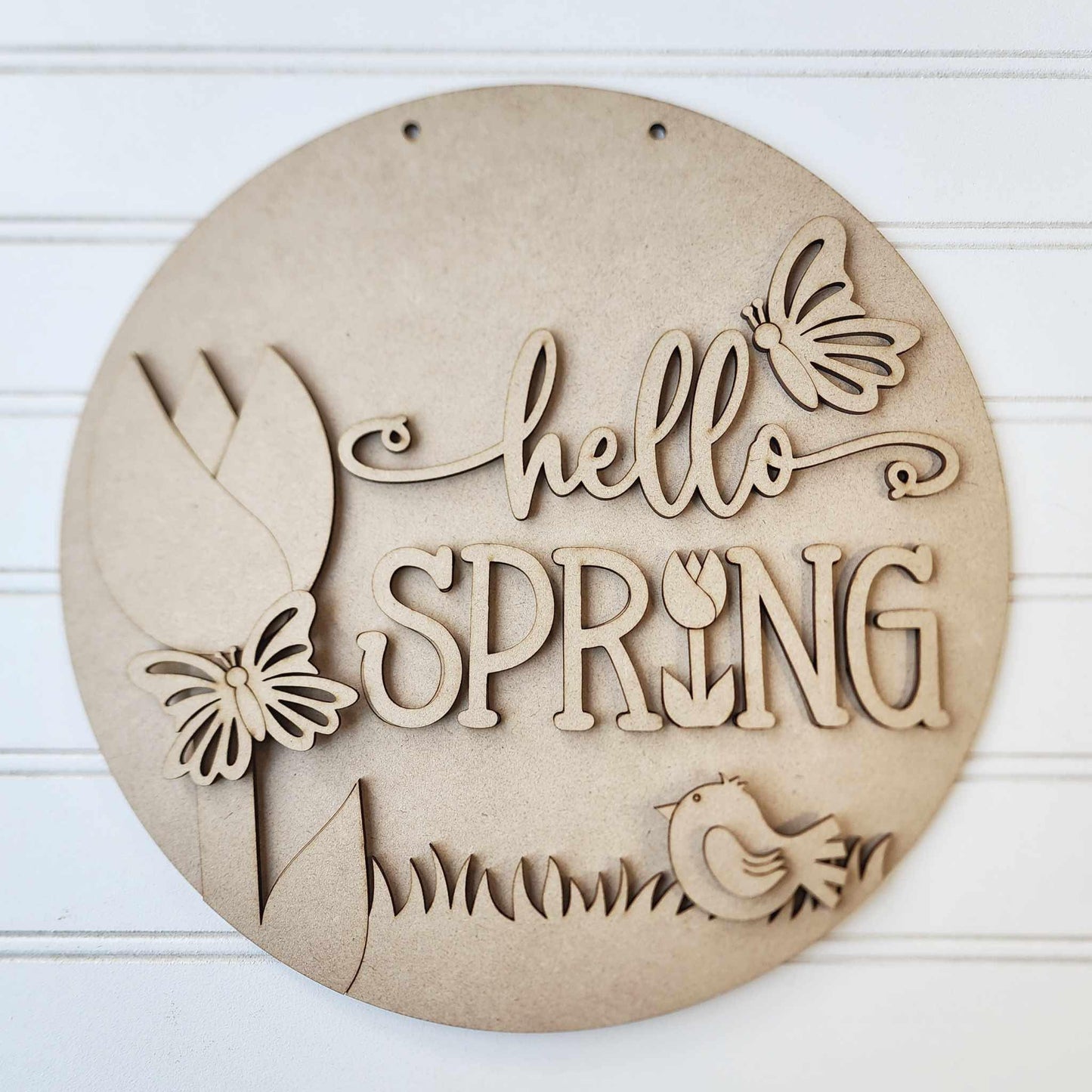 Home DIY Kit - Hello Spring Round